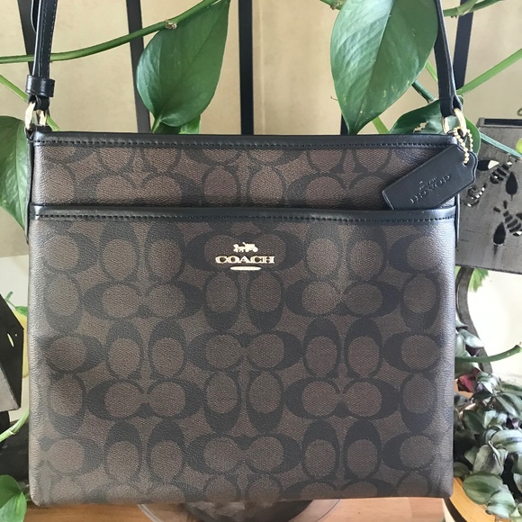 Coach Handbags - Coach File Signature Crossbody Bag